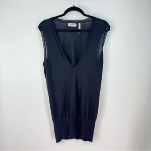 Micheal Stars CASHMERE Lightweight V Neck Sleeveless Full Length Top